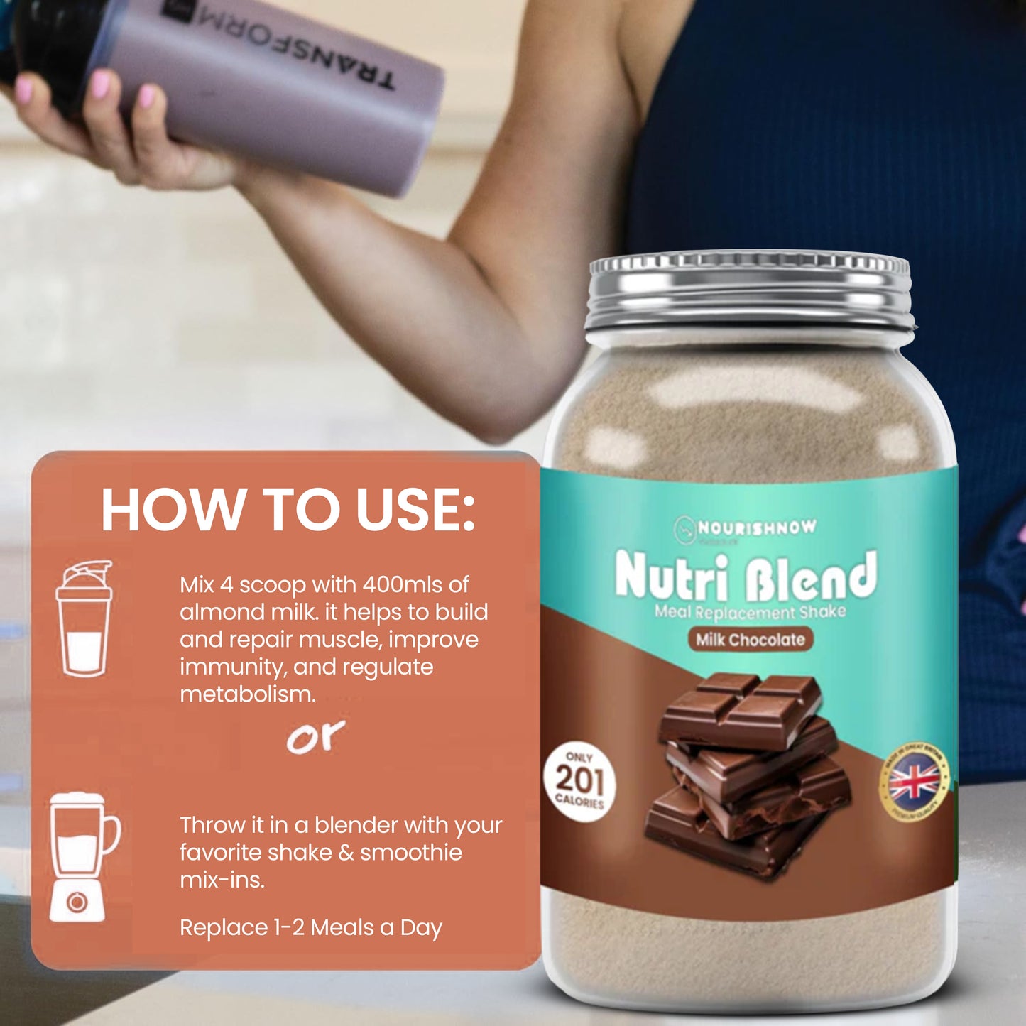 Milk Chocolate Meal Replacement Shake