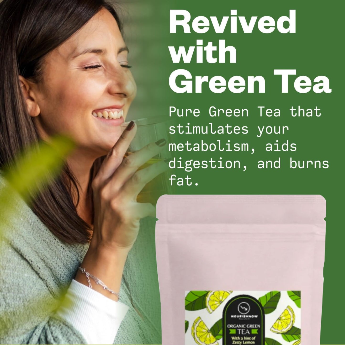 Organic Green Tea (Zesty Lemon)