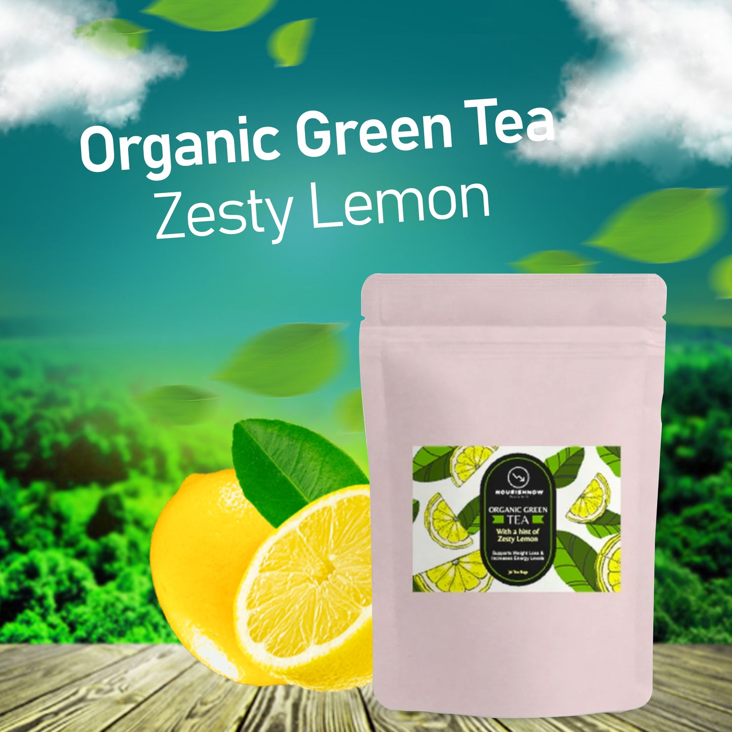 Organic Green Tea (Zesty Lemon)