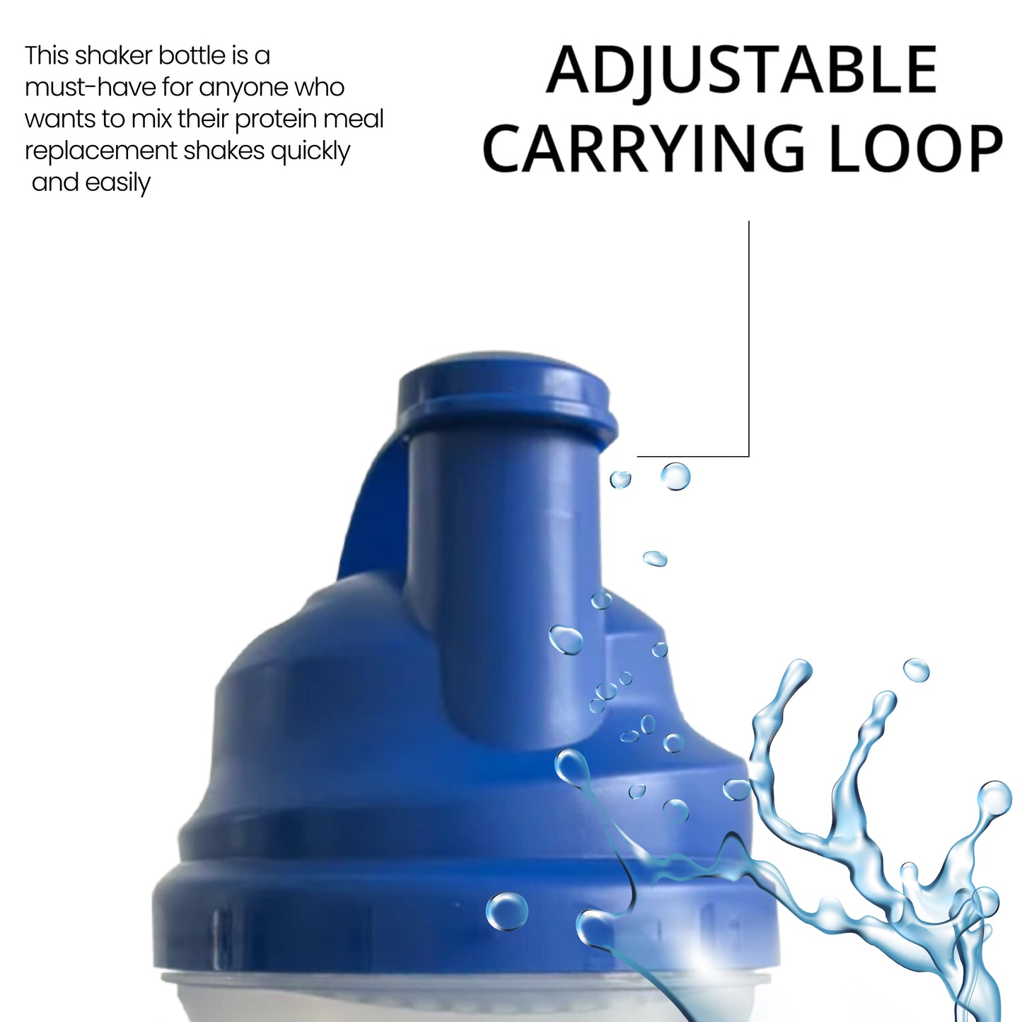 Protein Shaker Bottle